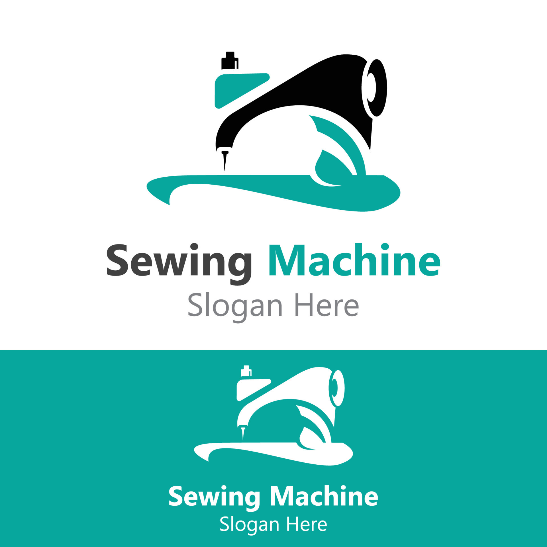 Sewing Machine Logo design concept, Tailor Sewing vector, Fashion