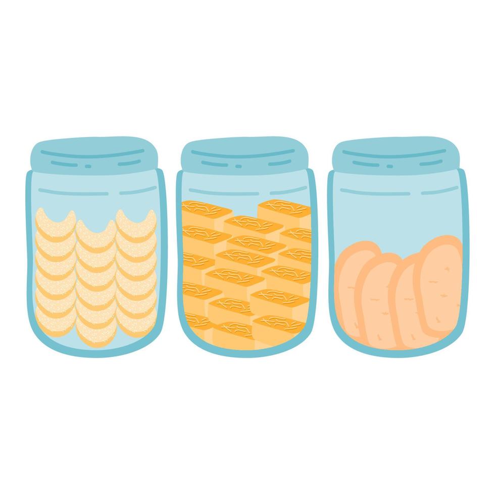 cake in jar for eid mubarak vector
