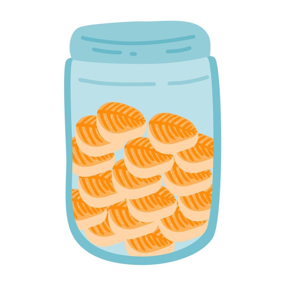 nastar pineapple snack for eid mubarak vector