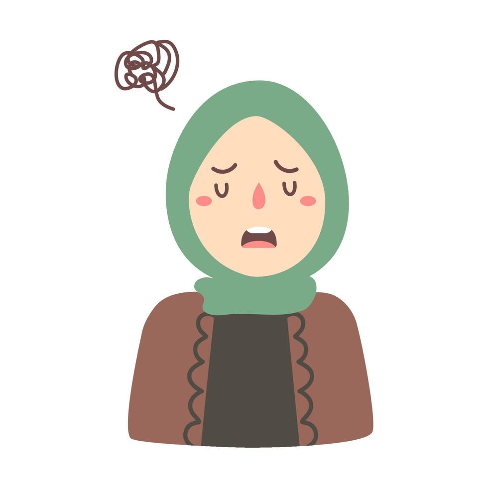 schizophrenia concept illustration vector