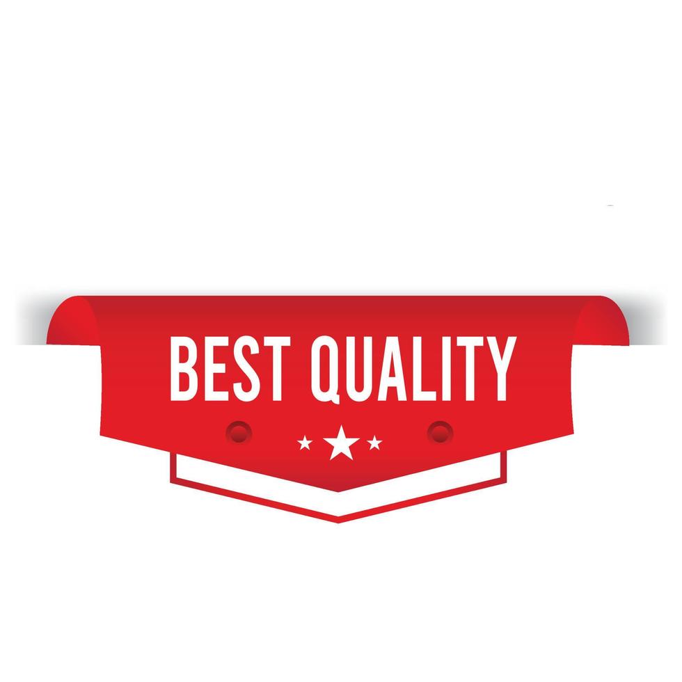 best quality Red Gradient label design vector