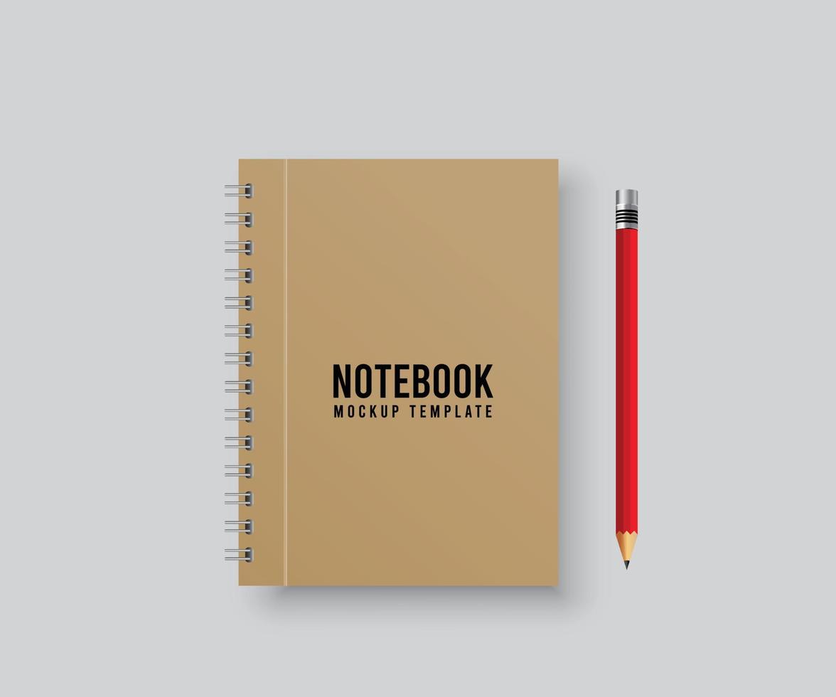 realistic notepad blank Design With Vector