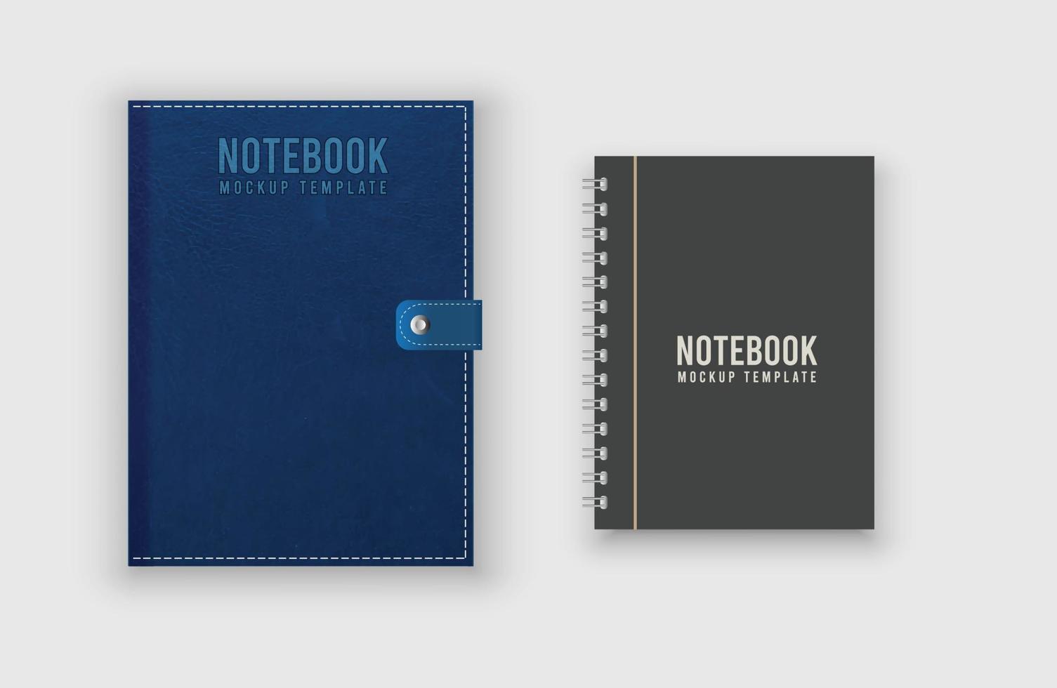 realistic notepad blank Design With Vector