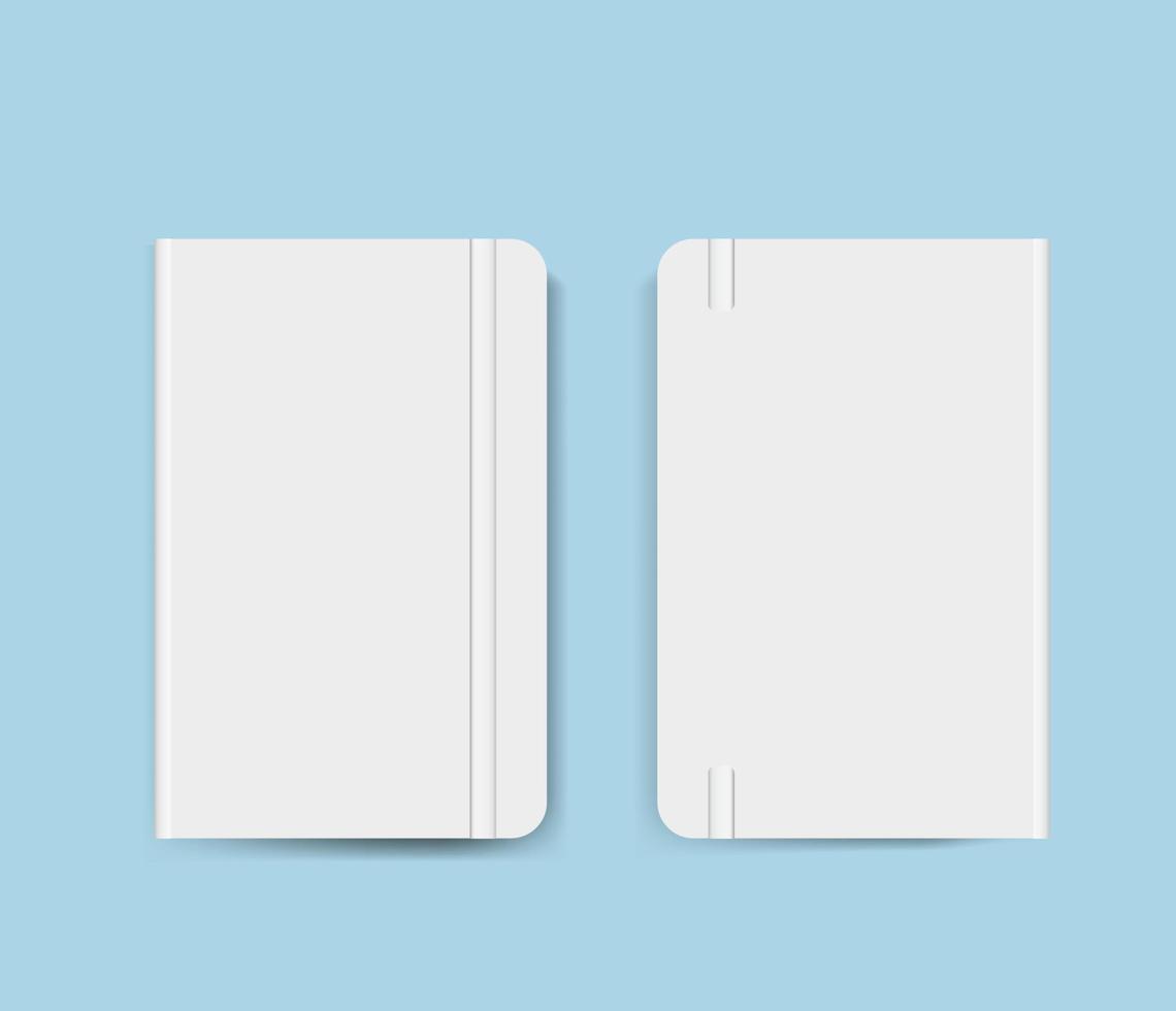 realistic notepad blank Design With Vector