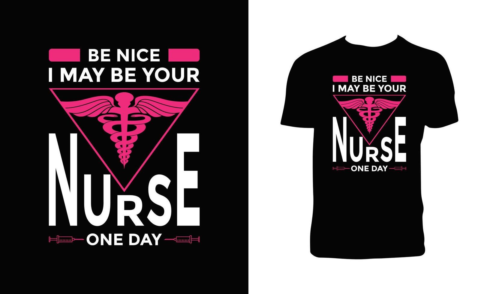 Nurse Vector T Shirt Design.