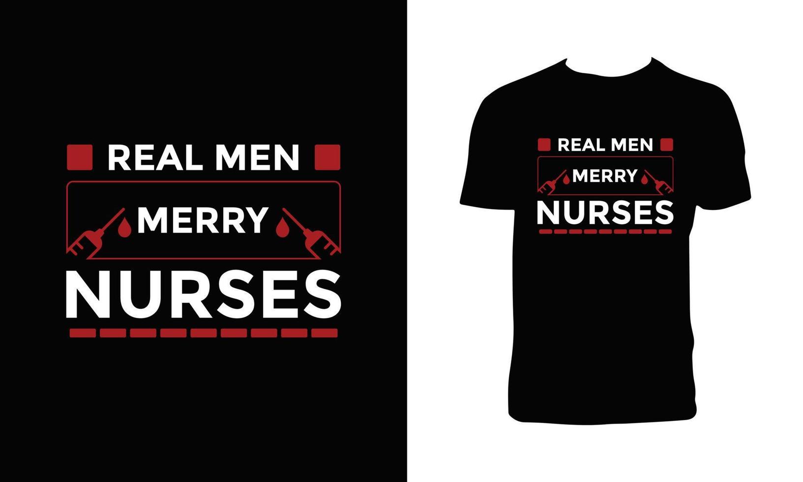 Nurse Typography Vector T Shirt Design.