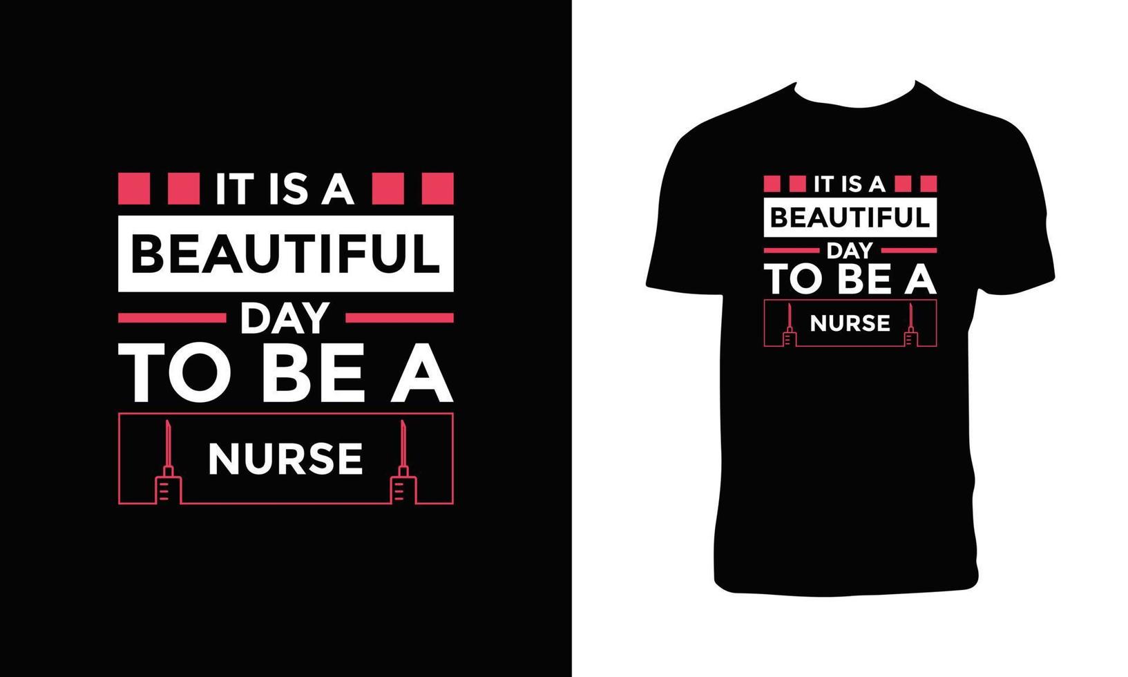 Creative Nurse Vector T Shirt Design.