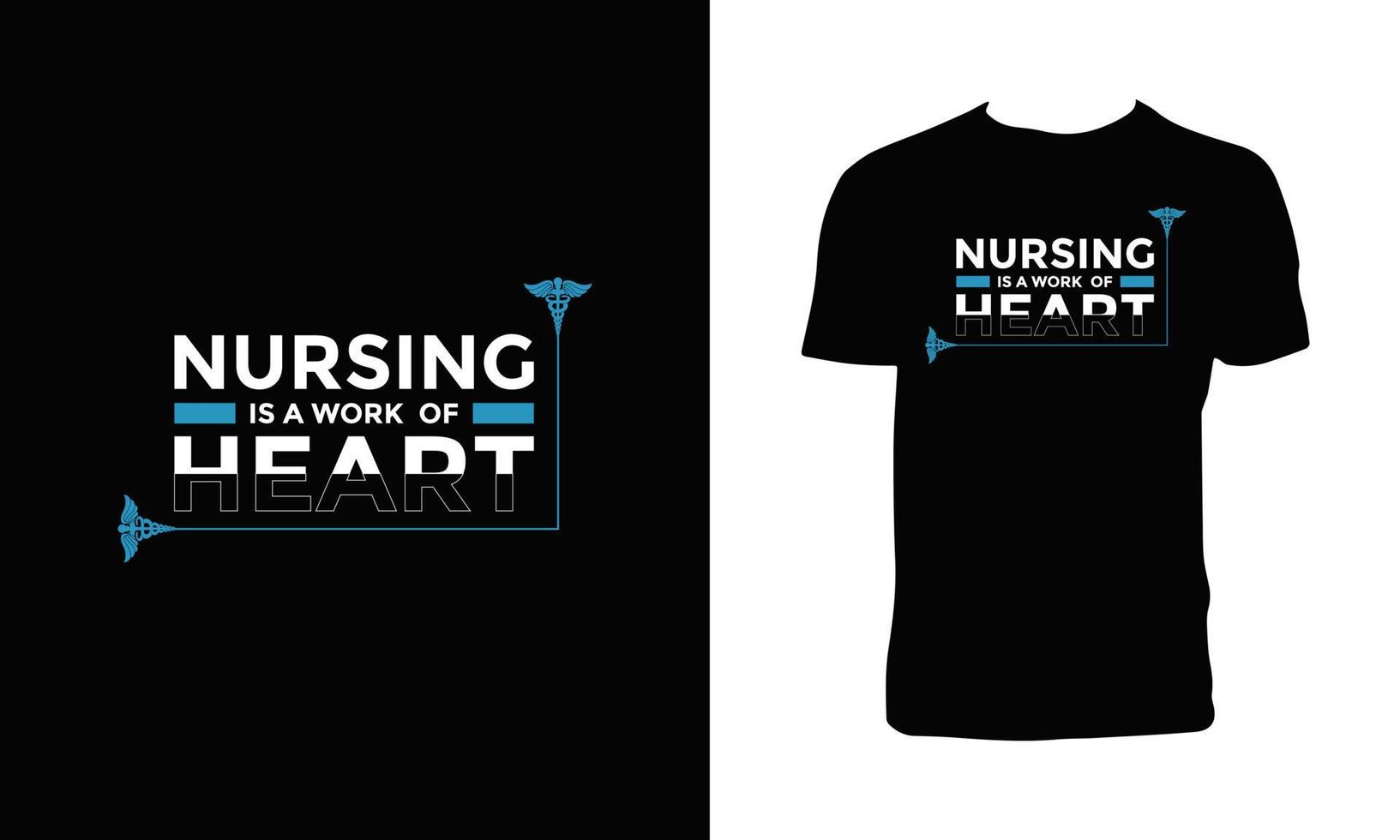 Creative Nurse Vector T Shirt Design.