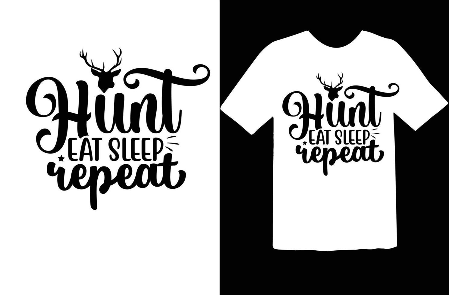 Hunting svg t shirt design vector