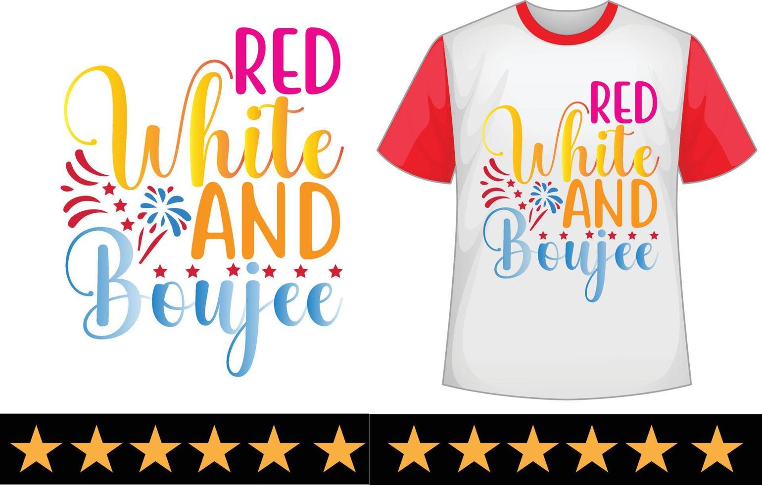 4th of July svg t shirt design vector