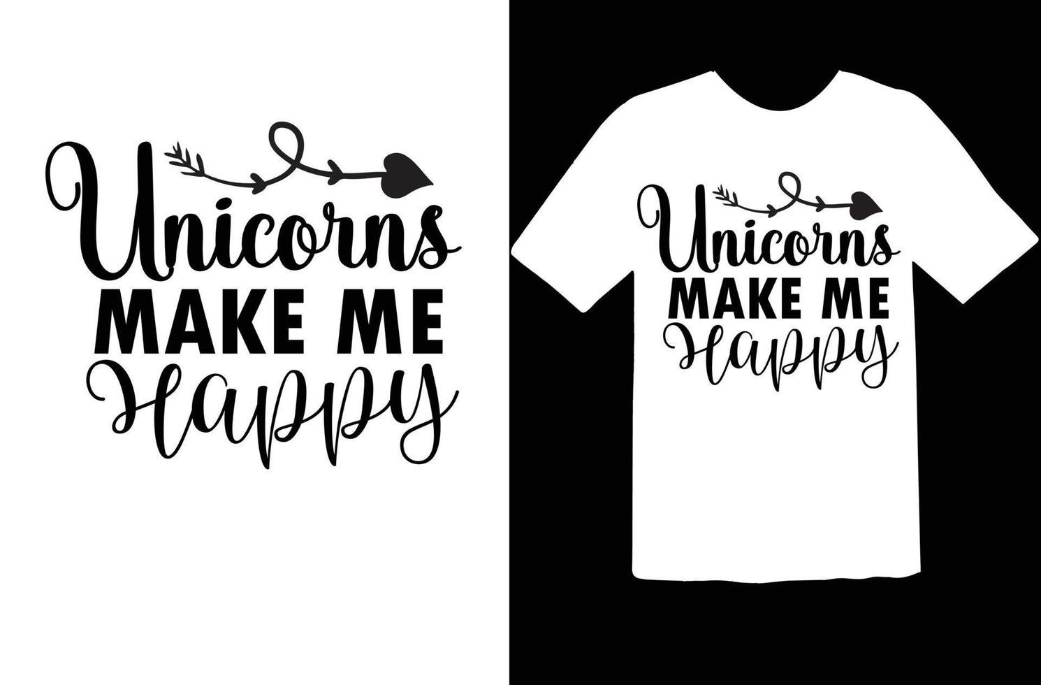 Unicorn svg t shirt design vector