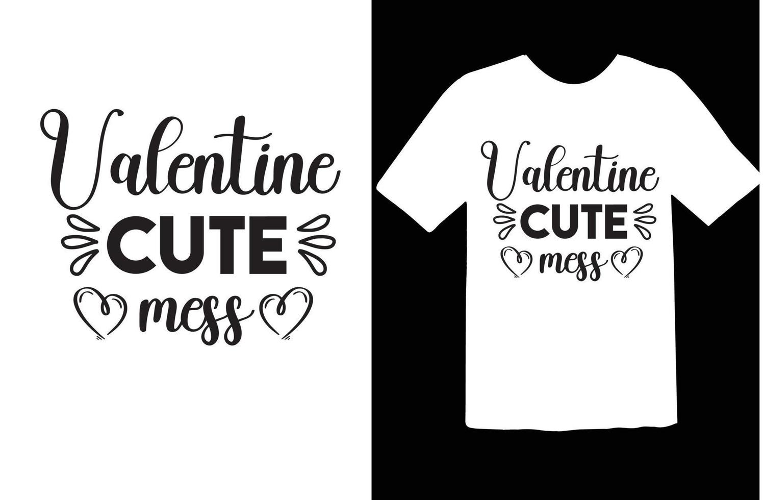 Valentine svg t shirt design vector