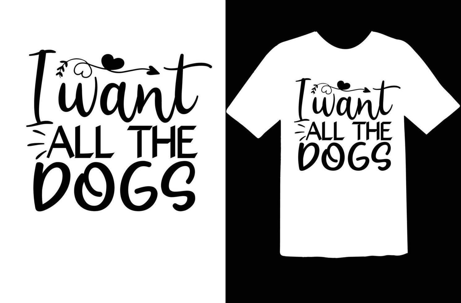 diseño de camiseta de perro svg vector