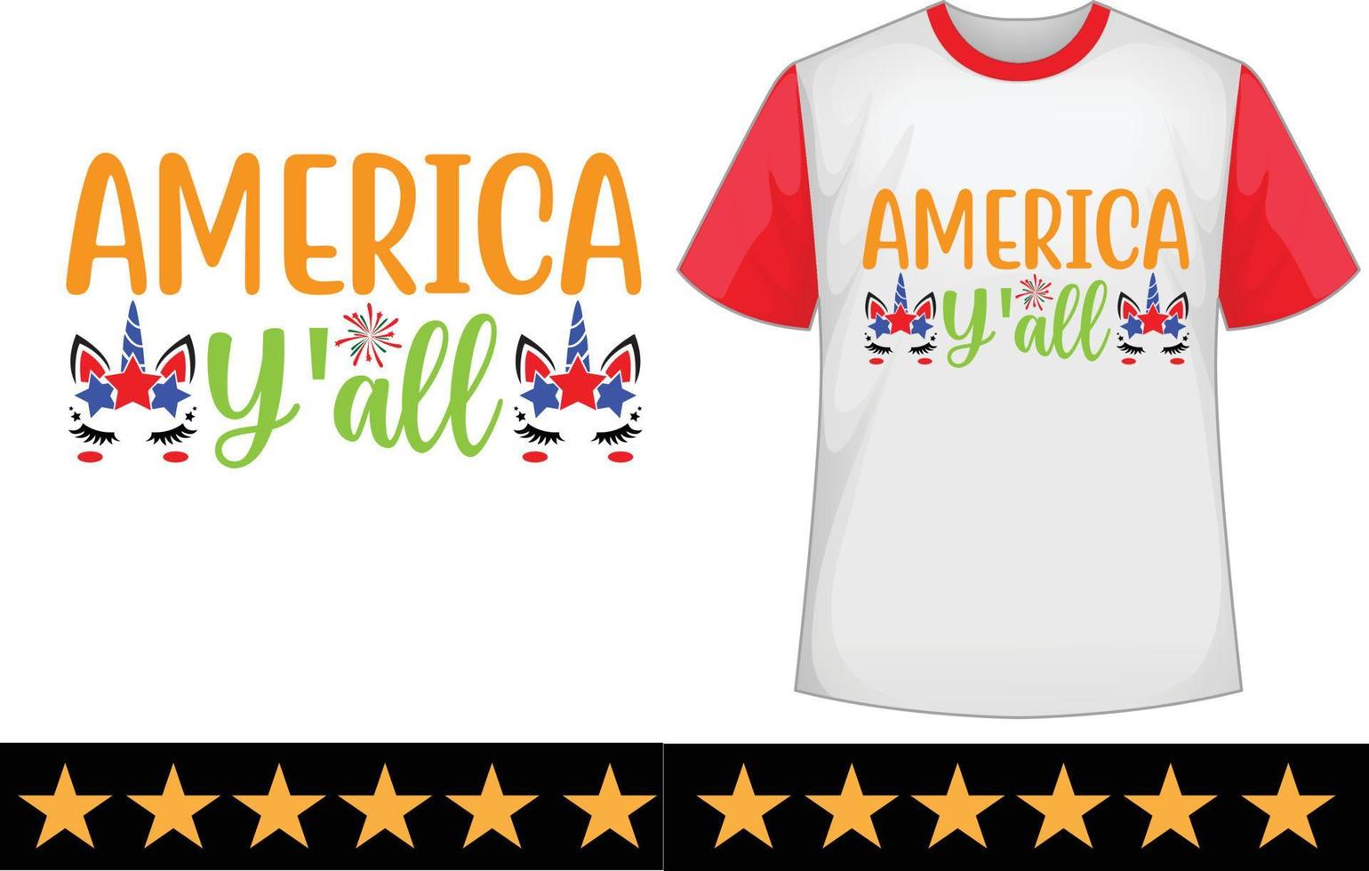 4th of July svg t shirt design vector