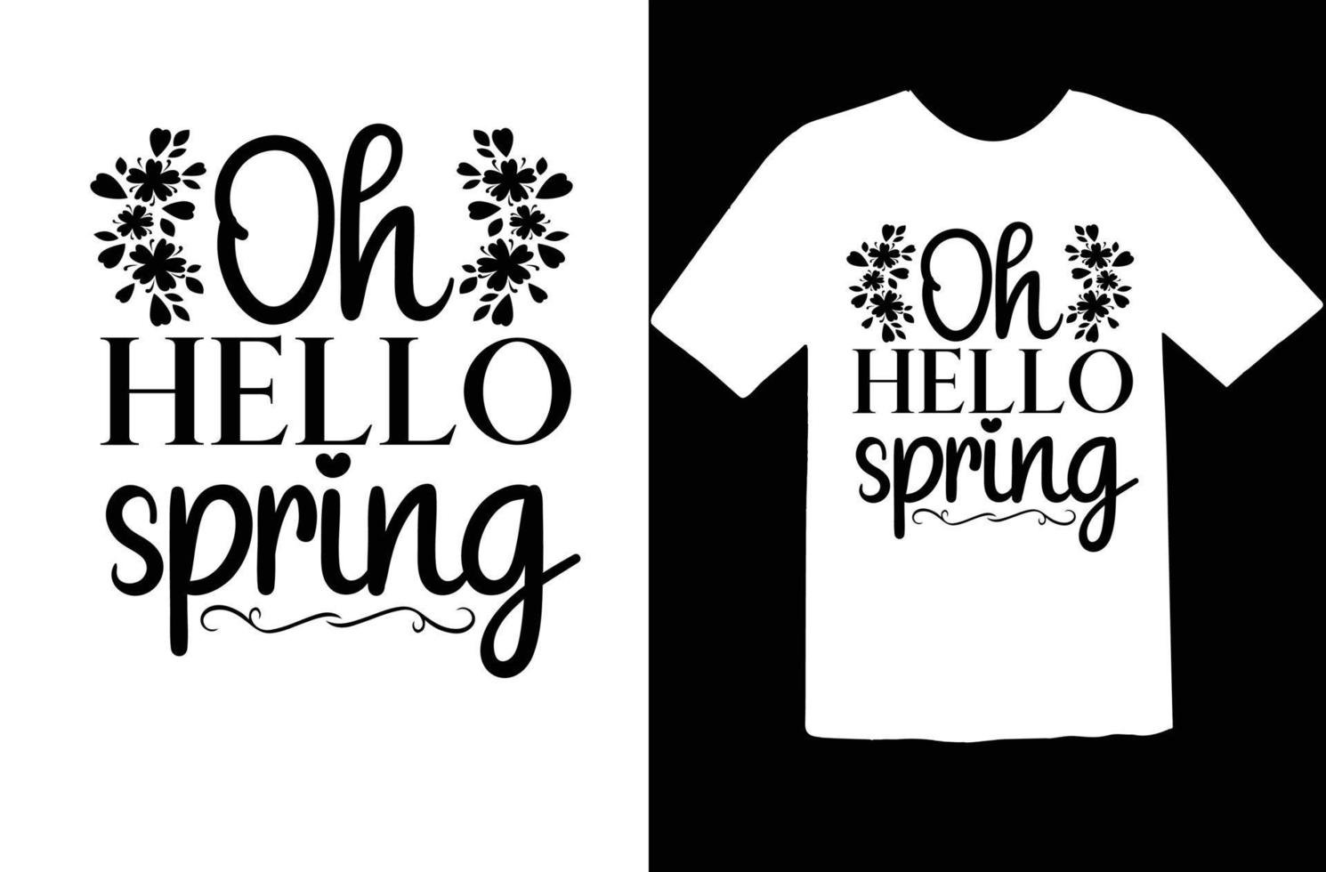 Spring svg t shirt design vector