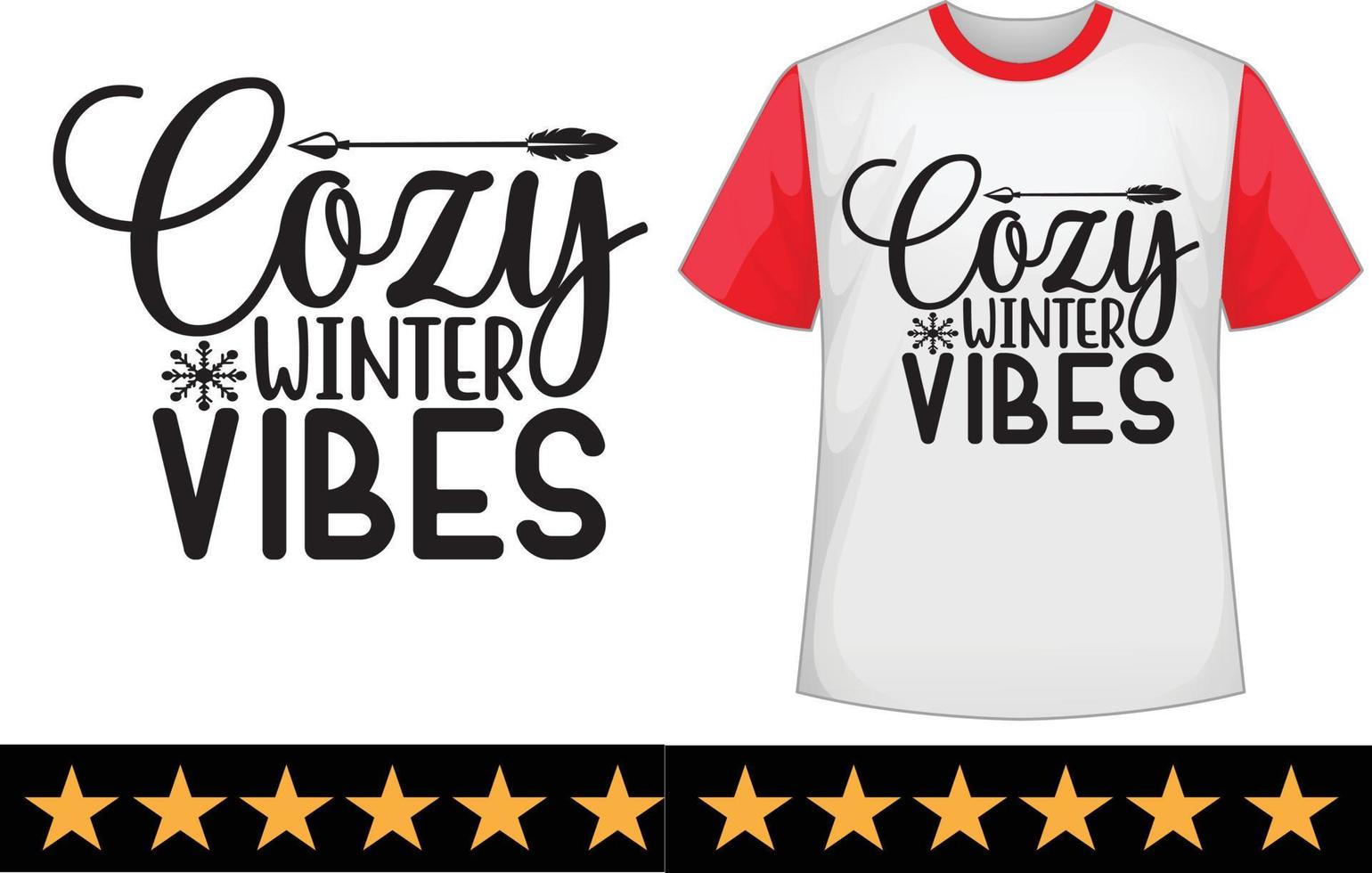 Winter svg t shirt design vector
