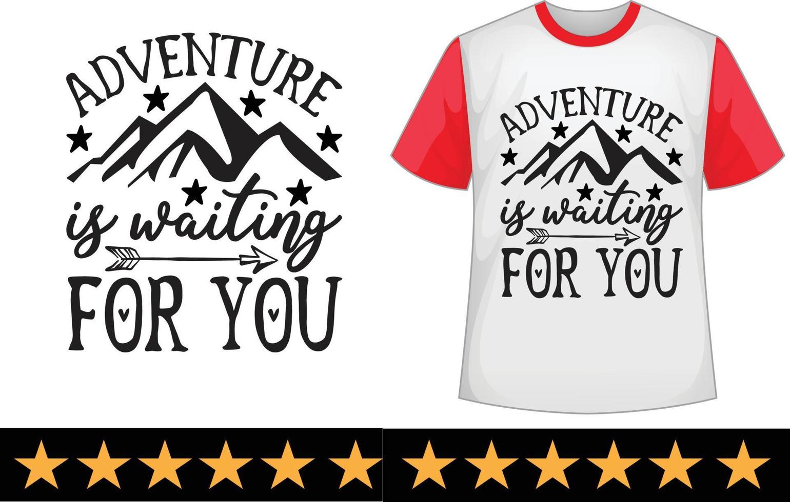 Adventure svg t shirt design vector