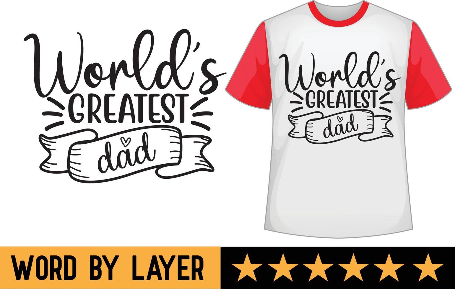 Father's day svg t shirt design vector