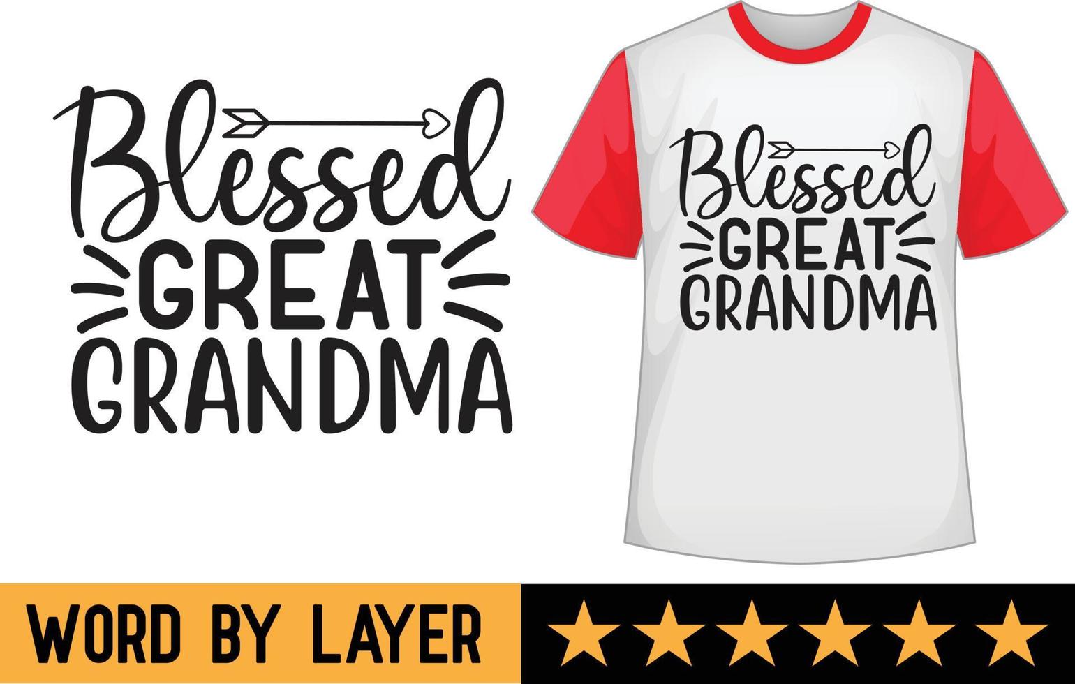 abuela svg t camisa diseño vector