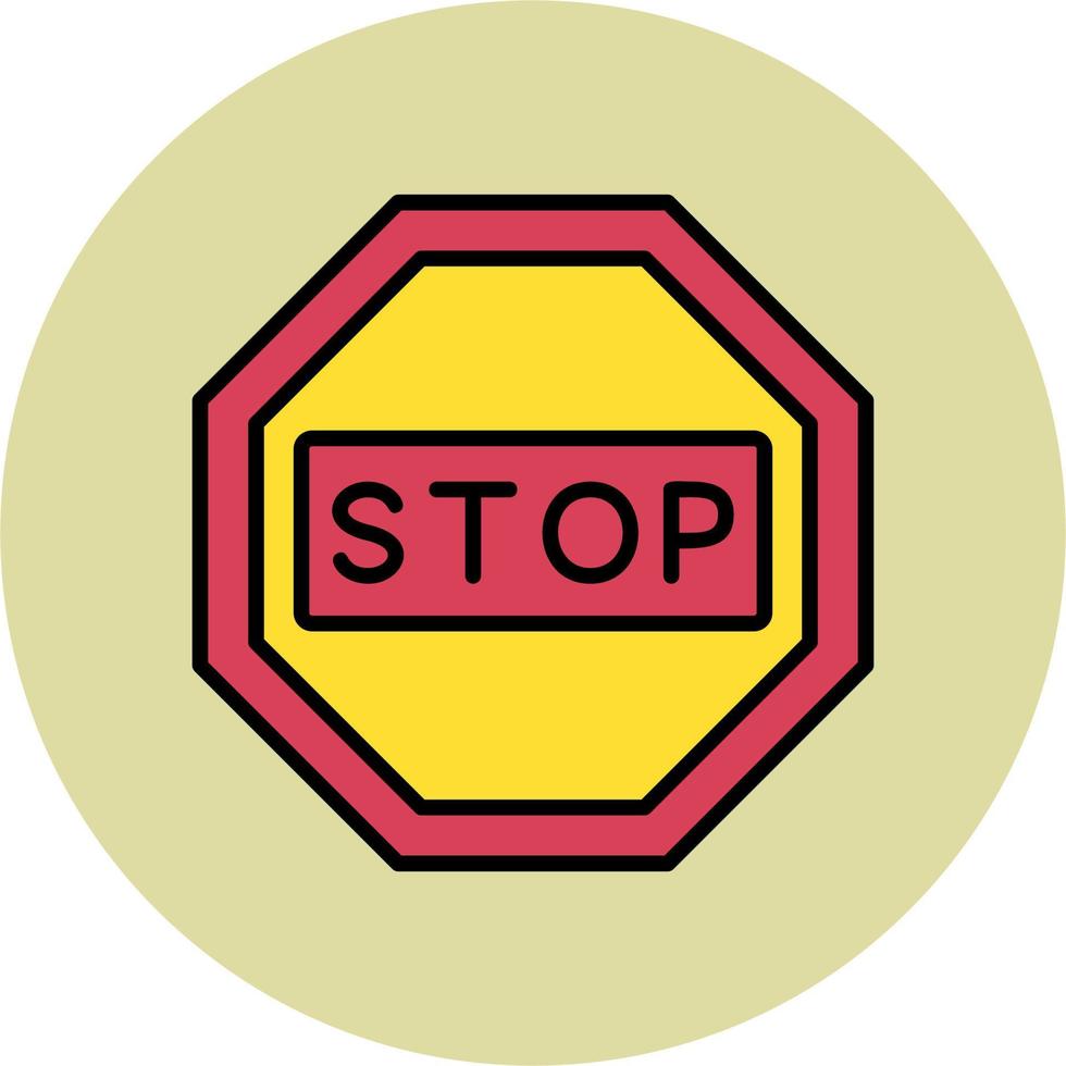 Stop Vector Icon