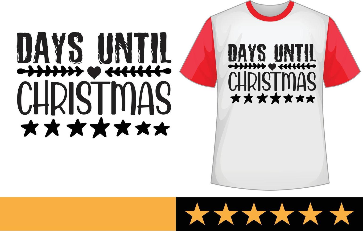 Christmas day svg t shirt design vector