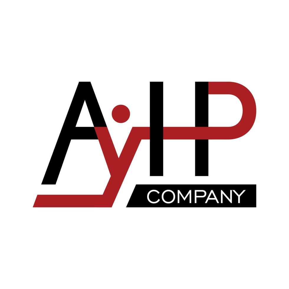 AYHP lettering logo is simple, easy to understand and authoritative. Vector logotype for company business