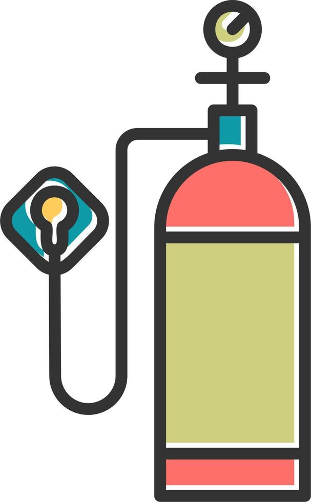 Oxygen Tank Vector Icon