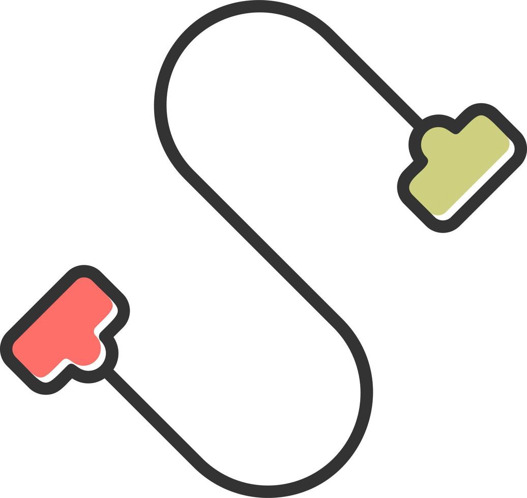 Resistance Band Vector Icon