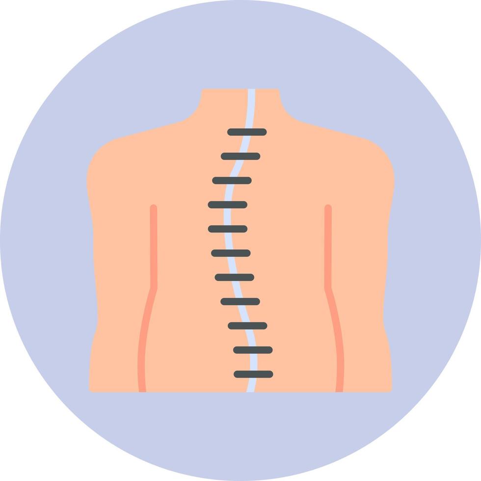 osteoterapia vector icono