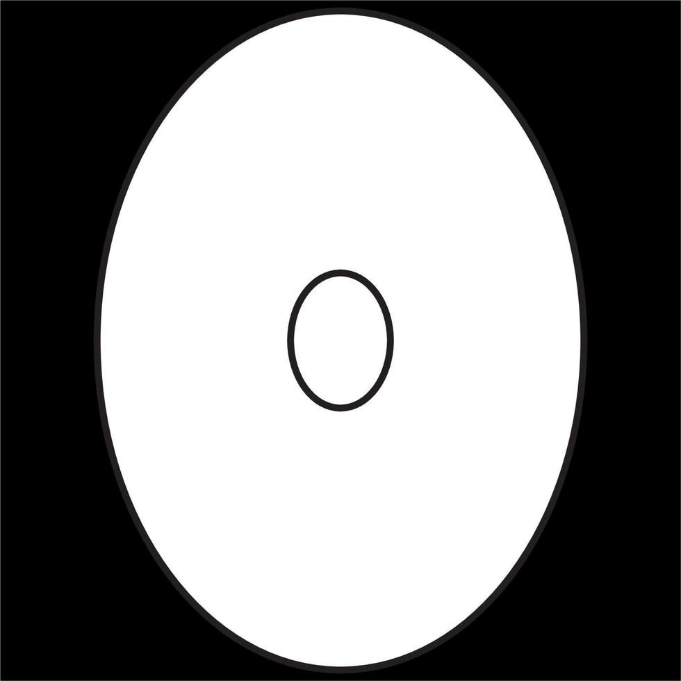 Vector, Image of computer cassette icon, Black and white color, on black background vector