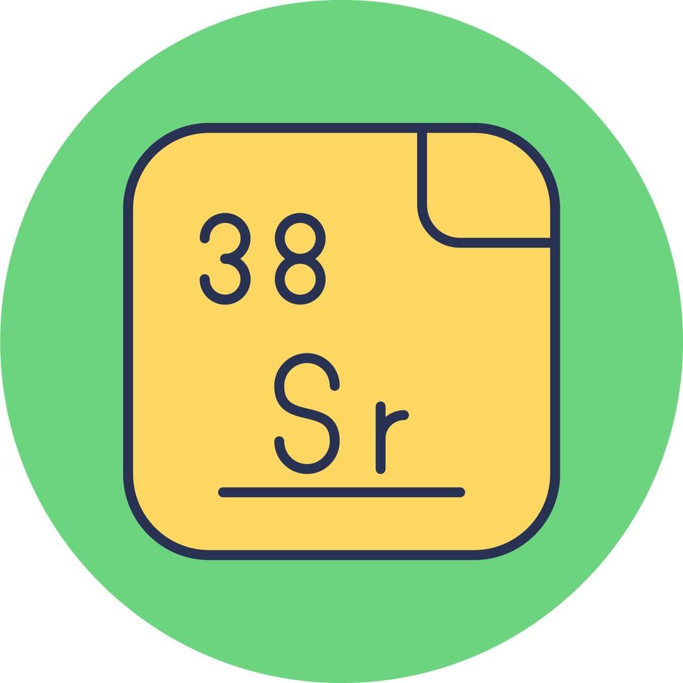 Strontium Vector Icon