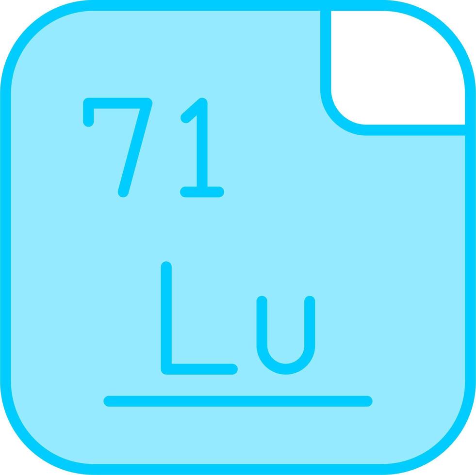 Lutetium Vector Icon