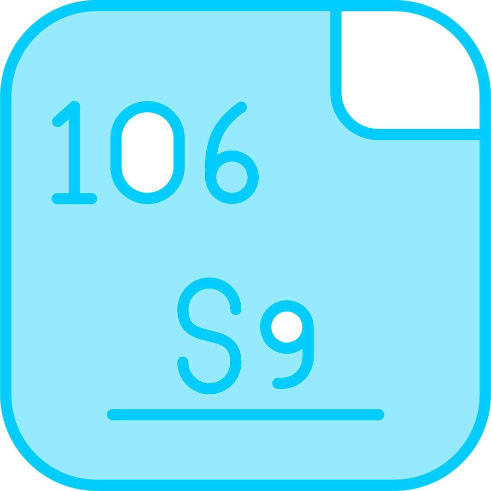 Seaborgium Vector Icon