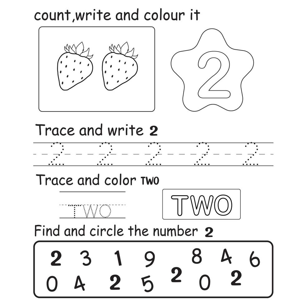 Trace the number vector