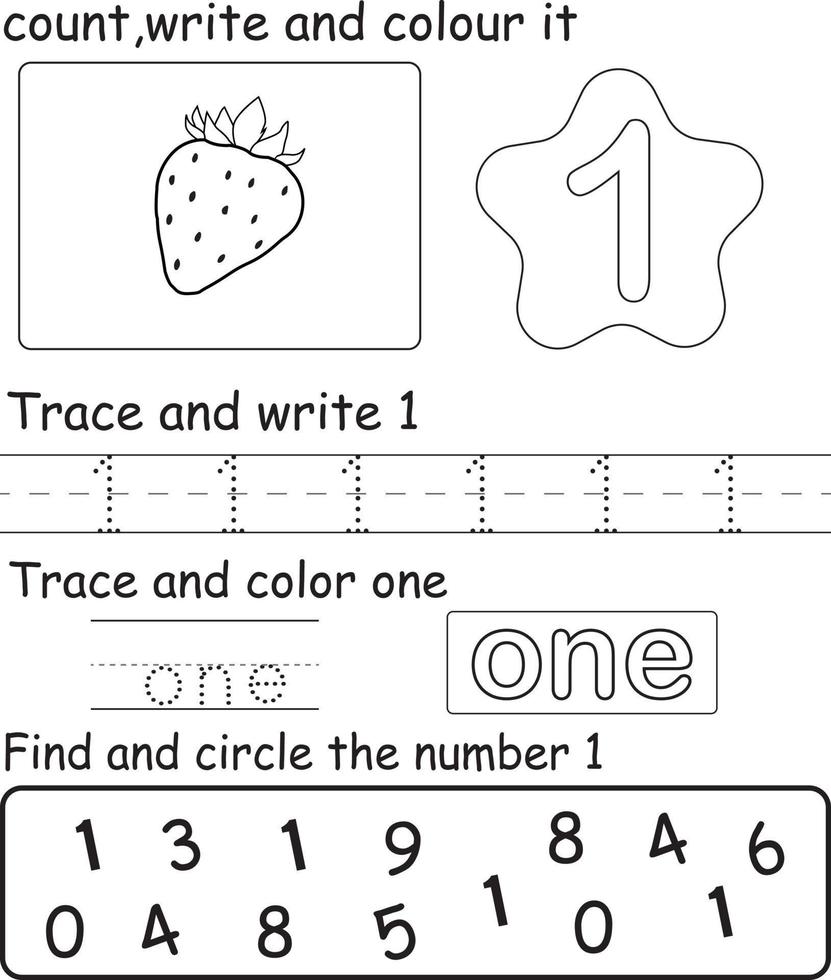Trace the number vector
