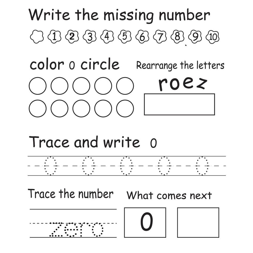 Trace the number vector