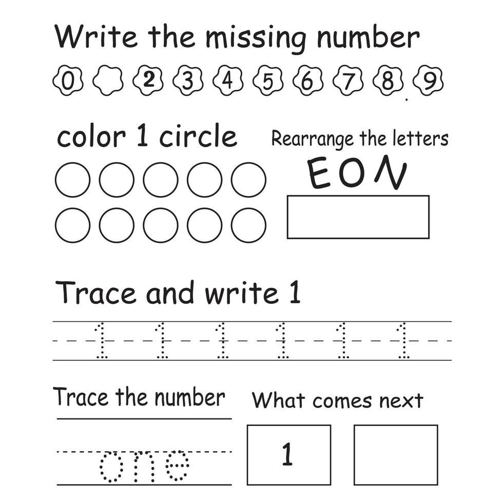 Trace the number vector