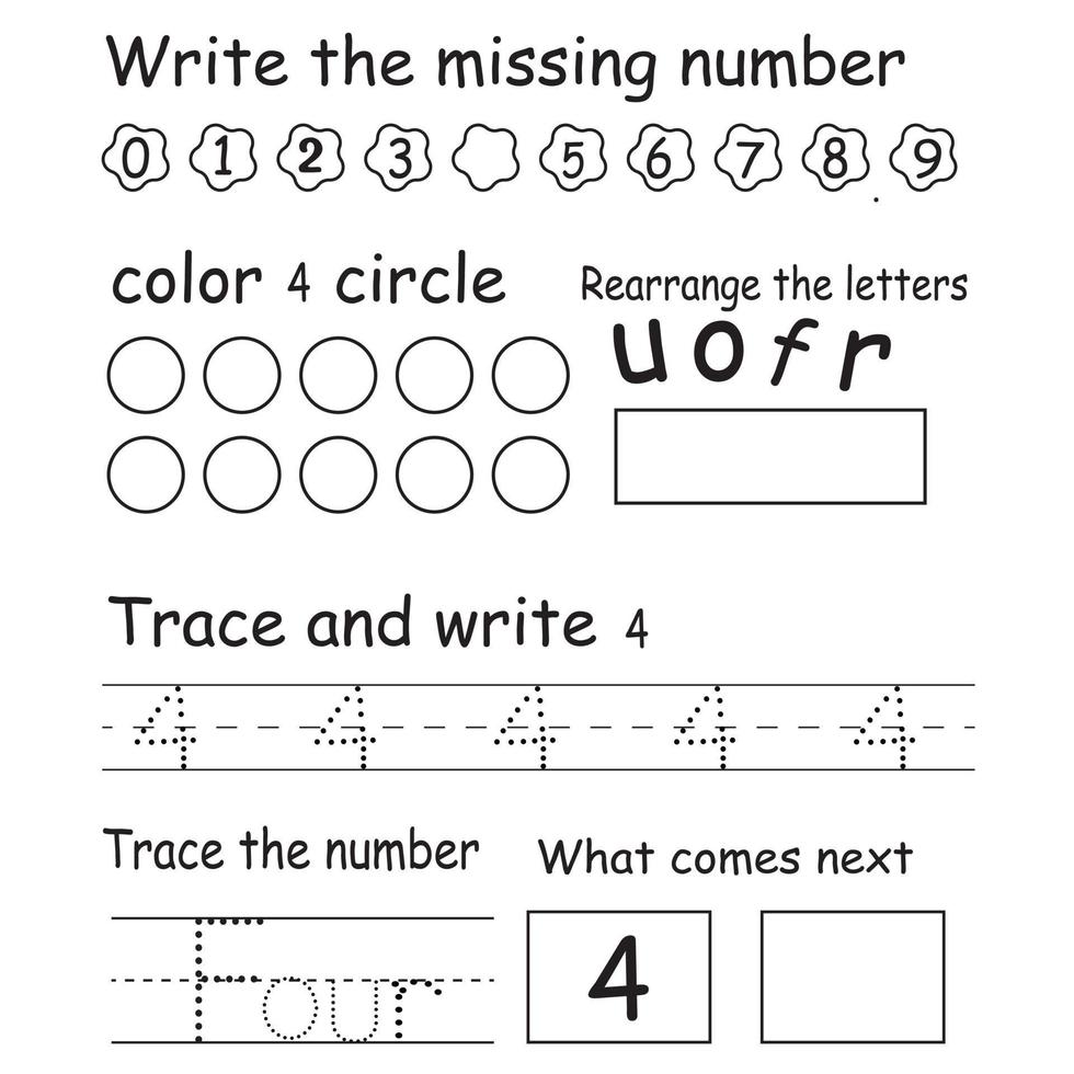 Trace the number vector