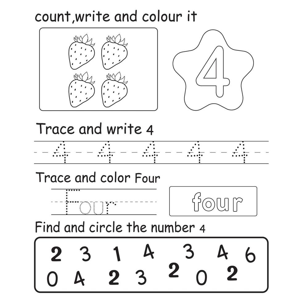 Trace the number vector