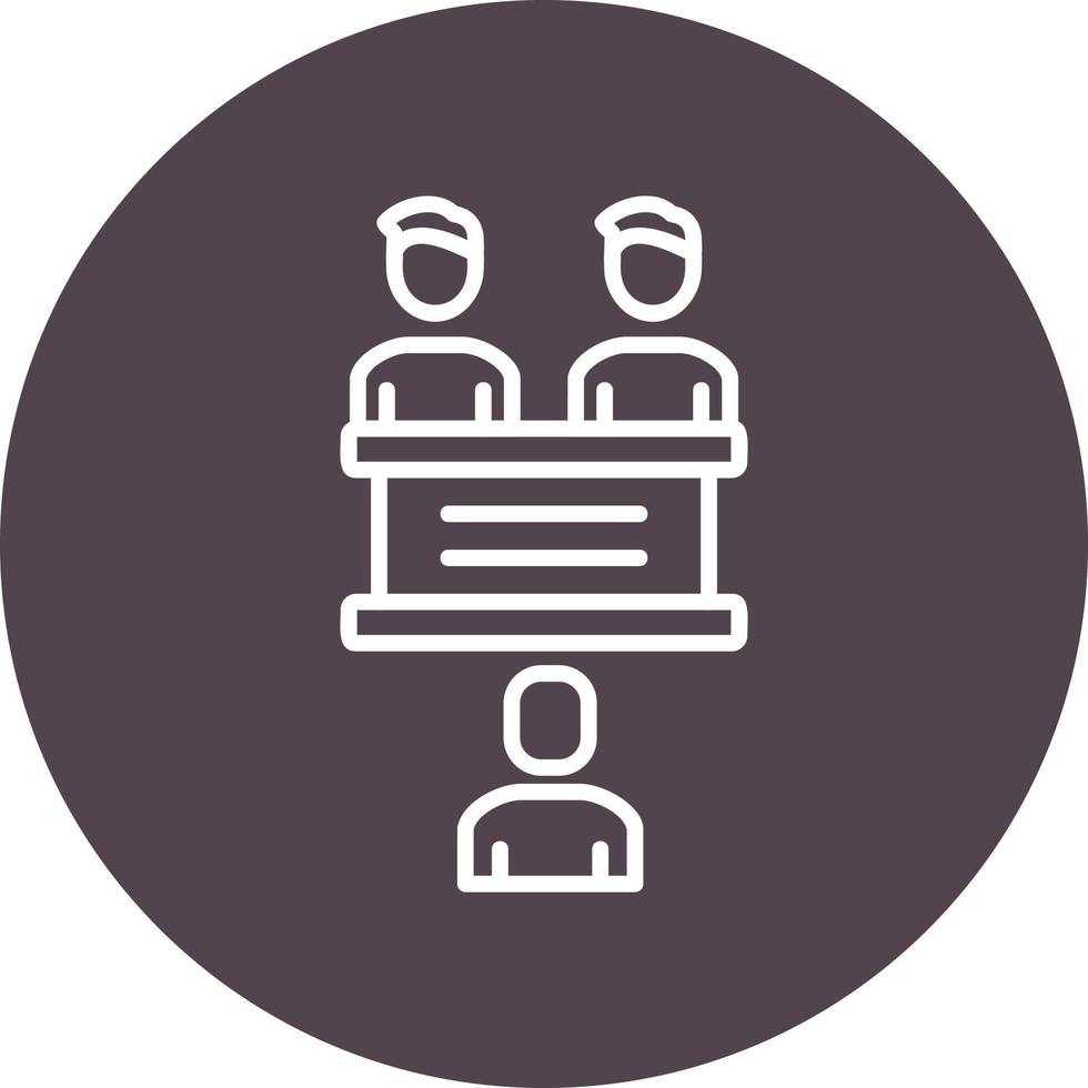 Job Interview Vector Icon
