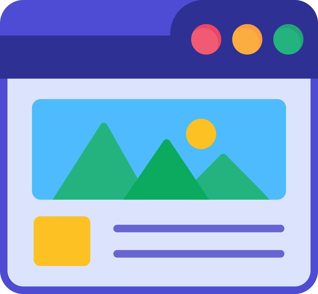 Web Landing Page Vector Icon