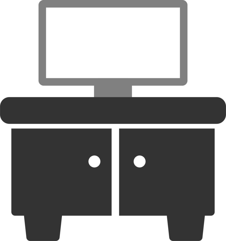 Tv Stand Vector Icon