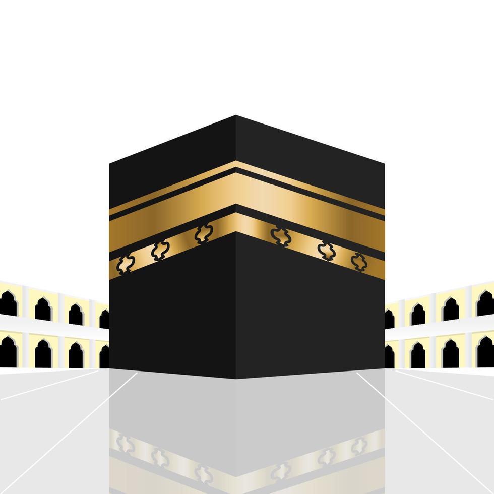 Kaaba illustration vector