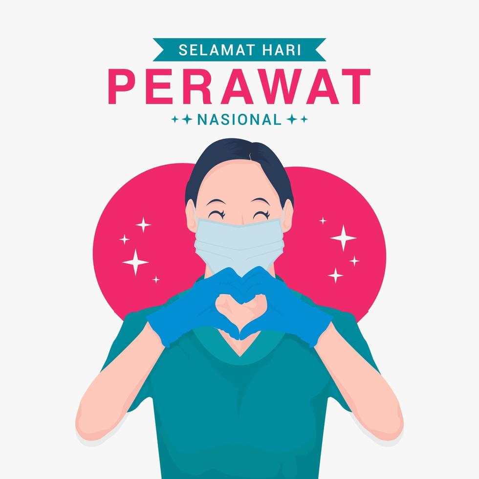 contento hari Perawat nasal vector