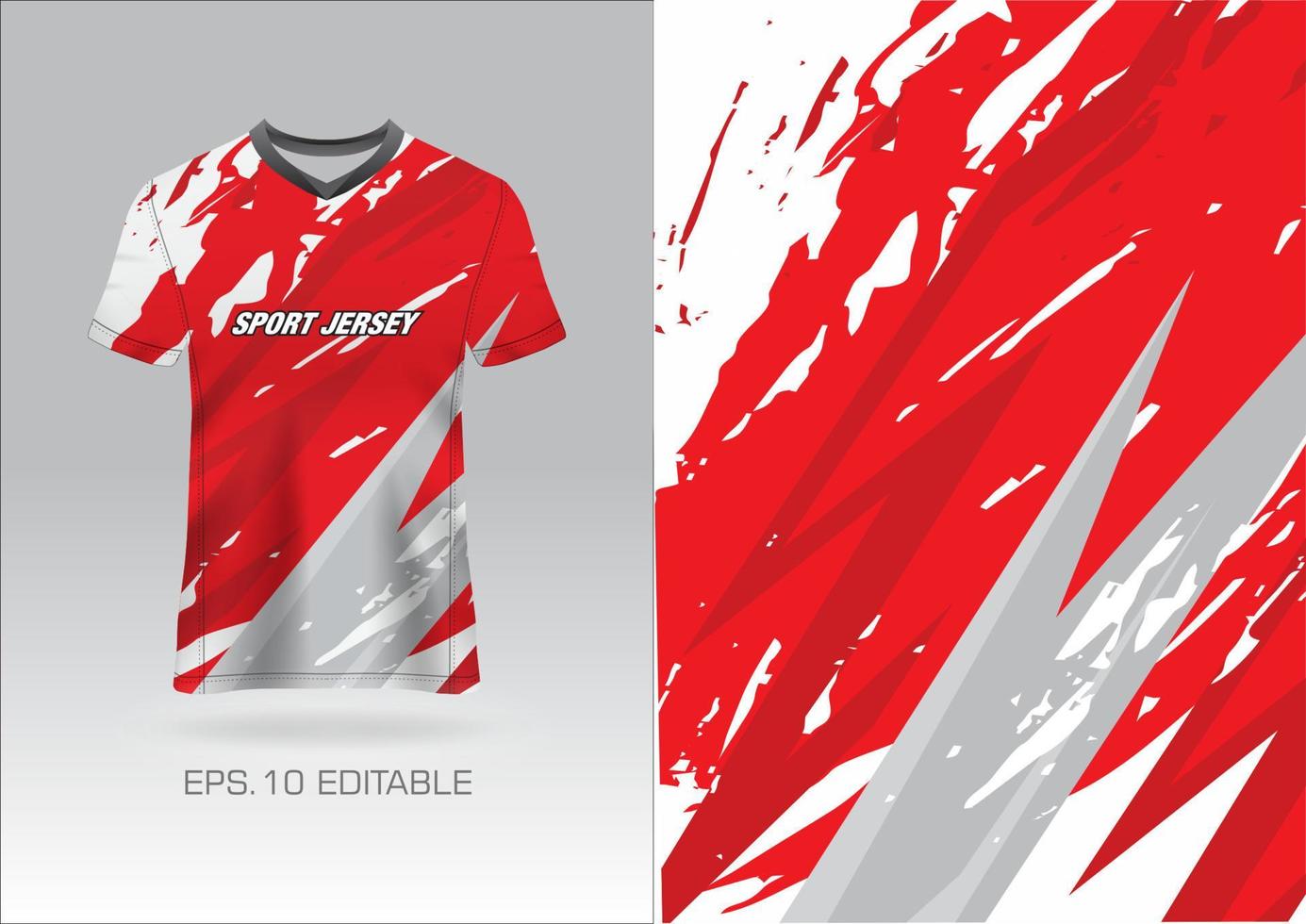 Sports jersey design grunge for team uniforms soccer jersey racing jersey vector