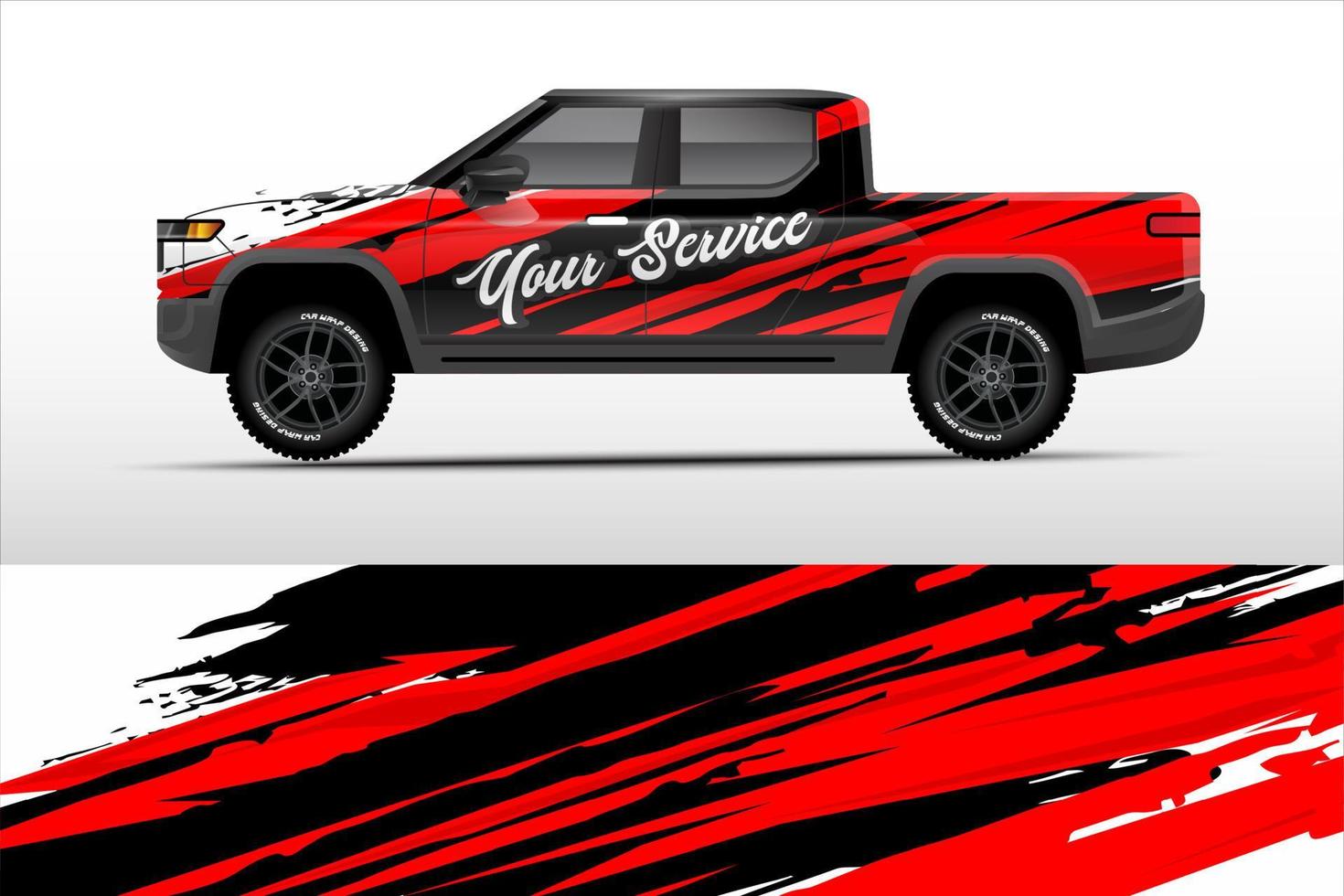 Graphic truck design. abstract lines grunge vector background concept for Vinyl Wrap and Vehicle Branding