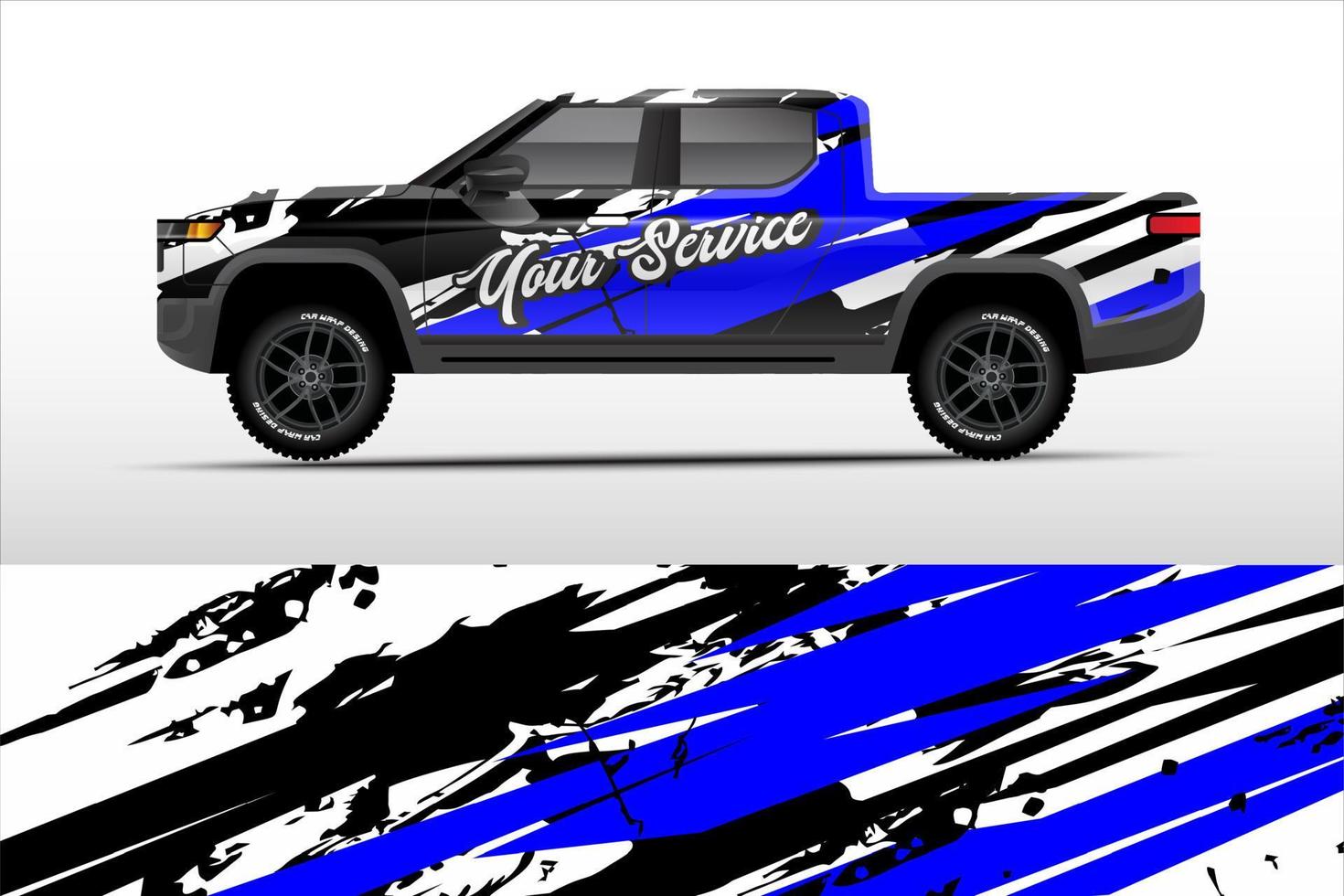 Graphic truck design. abstract lines grunge vector background concept for Vinyl Wrap and Vehicle Branding