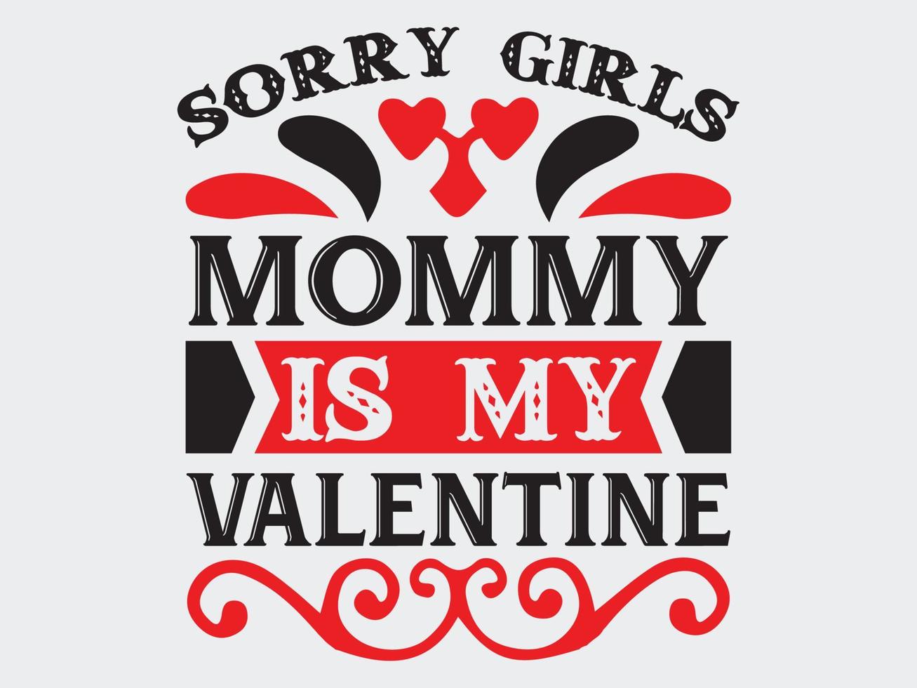 Valentine T-Shirt Design File vector