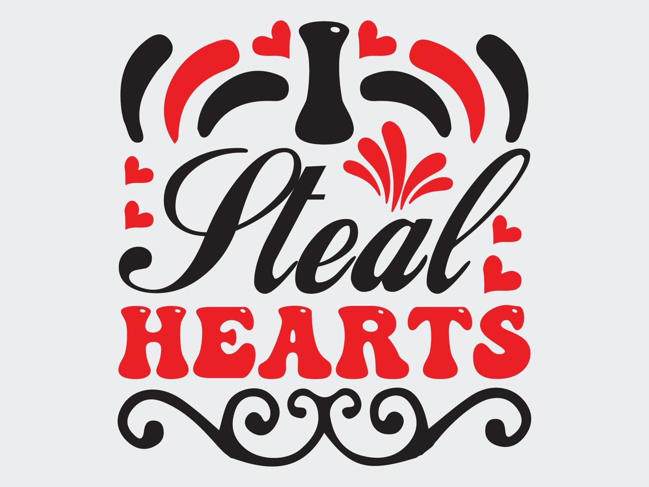 Valentine T-Shirt Design File vector