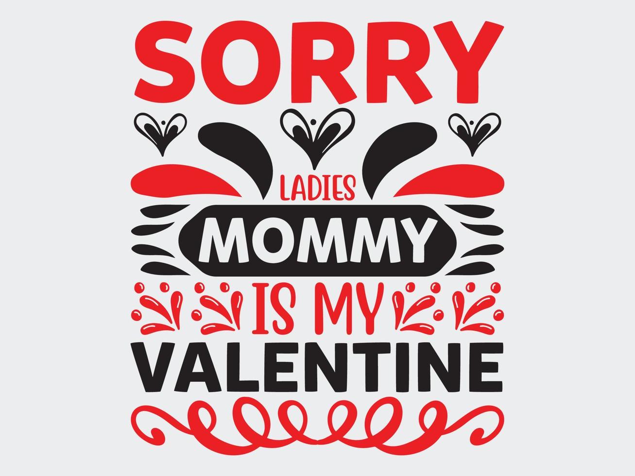 Valentine T-Shirt Design File vector